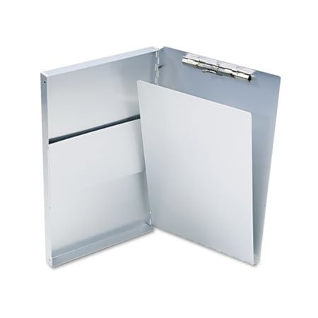 Saunders Mfg. Co. Saunders, SNAPAK ALUMINUM SIDE-OPEN FORMS FOLDER, 1/2in CLIP CAP, 8 1/2 X 14 SHEETS, SILVER 10519